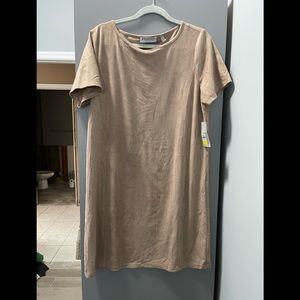 Suede dress